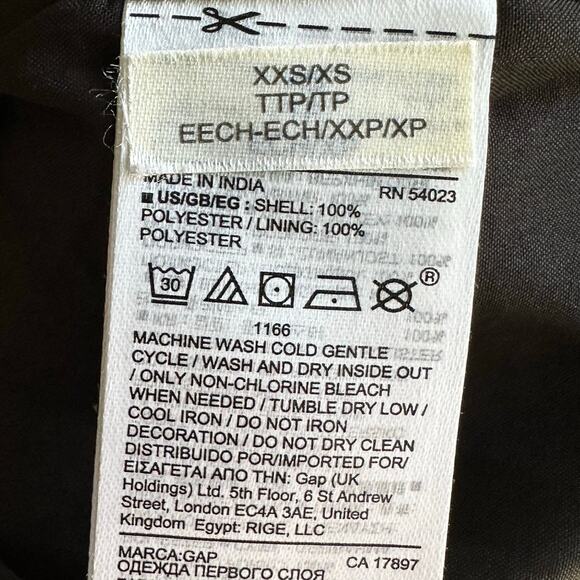 GAP Sequin Striped Boxy Fit Top - Picture 8 of 8